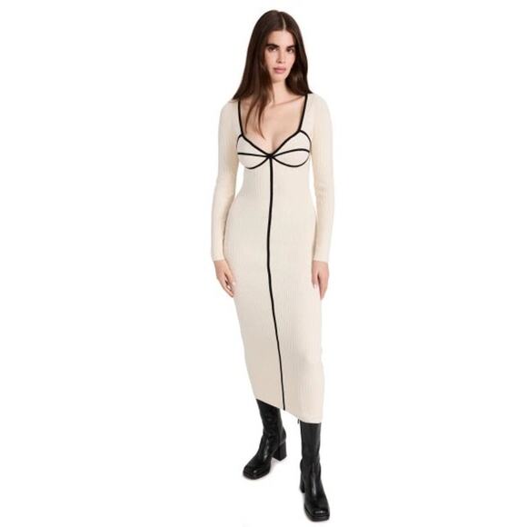 Mara Hoffman + Net Sustain Lucienne Ribbed Organic Cotton-blend Midi Dress XS - Picture 15 of 16